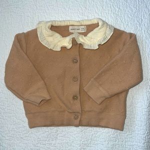 Quincy Mae Cardigan in Blush | 3-6 months
